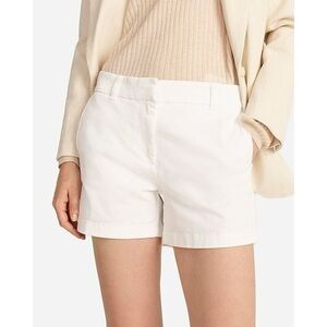 NWT J. Crew white 4" stretch chino short